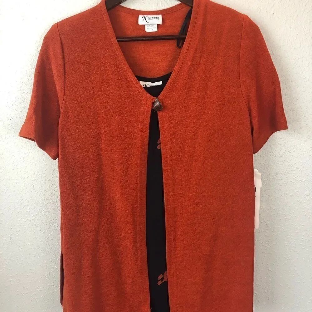 NWT K Studio Two-Piece Matching Dress & Jacket - Picture 2 of 8